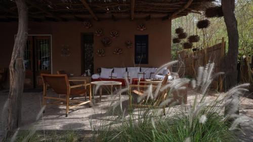 Istumisnurk majutusasutuses Ckoi Atacama Lodge