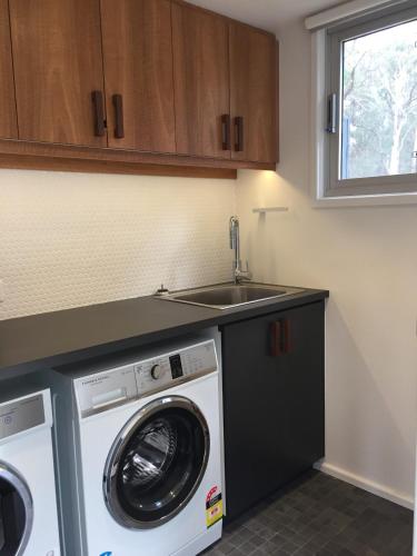 Una cocina o zona de cocina en Lago