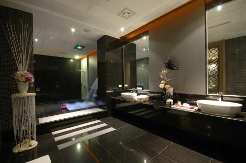 Koupelna v ubytování Dubai Motel