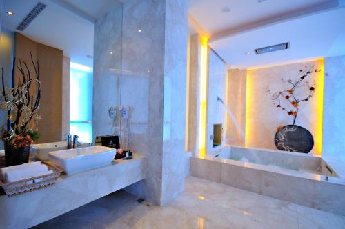 Koupelna v ubytování Dubai Motel