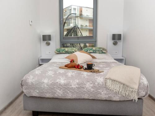 Ένα ή περισσότερα κρεβάτια σε δωμάτιο στο Apartment in Pobierowo near Baltic Beach