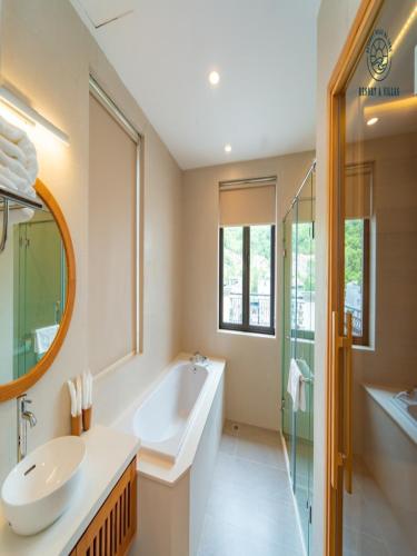 Ένα μπάνιο στο Chuỗi Villa 8 Ngủ Đồi Đức Dương - Trung Tâm Bãi Cháy