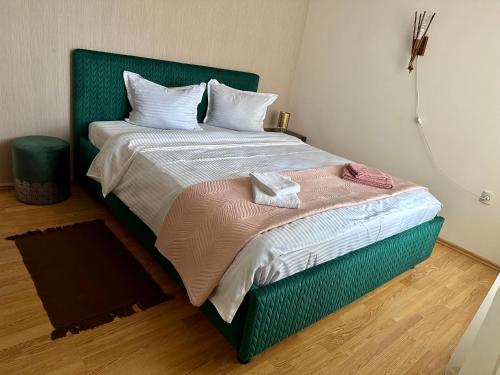 Katil atau katil-katil dalam bilik di Apartament Terra II