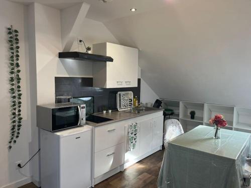Cucina o angolo cottura di Le garden cottage 20m² 2 personnes