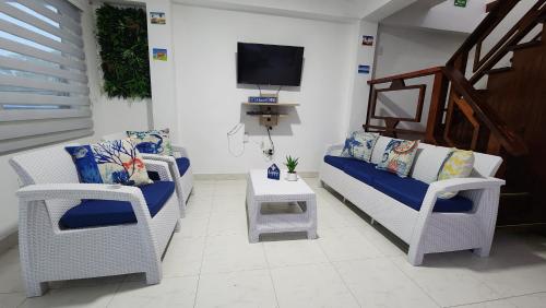 Posezení v ubytování Apartamentos SurOeste