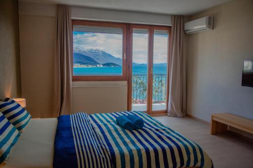 Katil atau katil-katil dalam bilik di Villa Norvegia