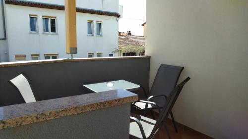 Balkón nebo terasa v ubytování Apartment Uki