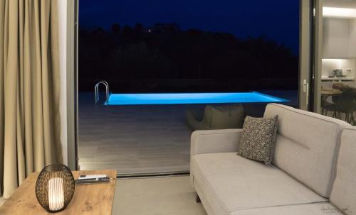 Area soggiorno di Anthelia Luxury Villas
