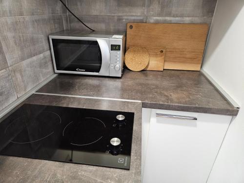 Η κουζίνα ή μικρή κουζίνα στο Apartments Woodnotes