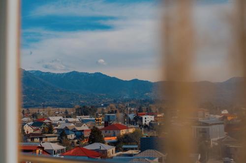 アパートメントから撮影された、または一般的な山の景色