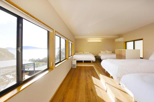 Postel nebo postele na pokoji v ubytování 4S resort eeyan