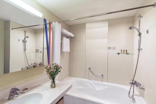 Koupelna v ubytování Citadines Zhuankou Wuhan
