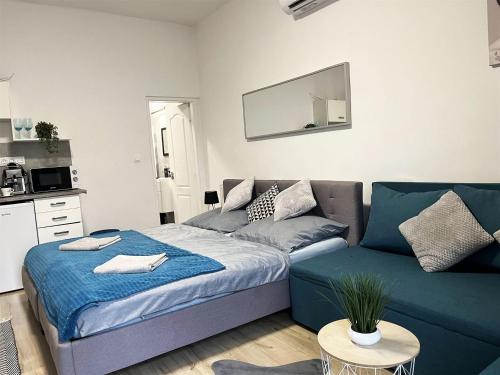 Bereg Szíve Apartmanにあるベッド