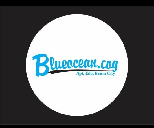 a logo for a bluegrass cafe and beta bash bash family guy at Blueocean.cog Apartments in Benin City