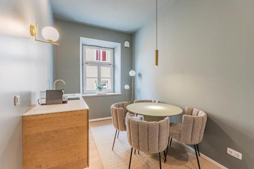 Χώρος καθιστικού στο kalm stay - a design Aparthotel