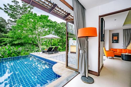 Πισίνα στο ή κοντά στο VILLA Chacha VILLA Coco VILLA Salsa RESORT APOLLONIA