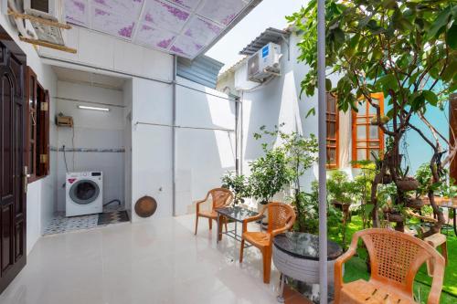 Κήπος έξω από το Homestay Biển Xanh