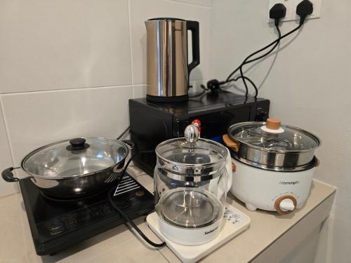Manhattan Condominium - Jalan Pasir Puteh - Ipohにあるキッチンまたは簡易キッチン