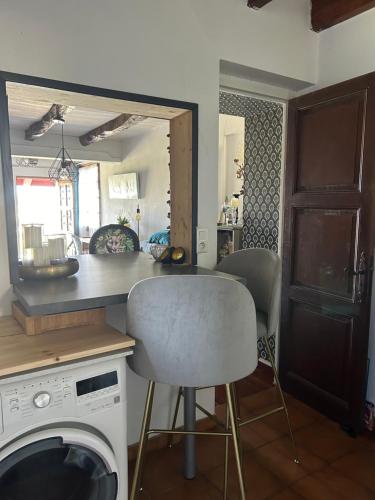 Nhà bếp/bếp nhỏ tại Appartement de vacances