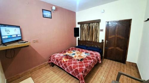 Postel nebo postele na pokoji v ubytování SoNa holidays Inn