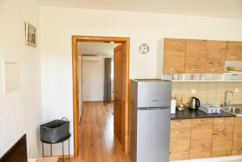 Kuchyň nebo kuchyňský kout v ubytování Apartments and rooms Mara i Pavo Medjugorje