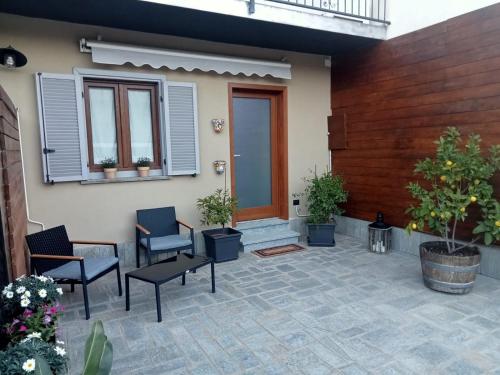 Balkón nebo terasa v ubytování B&B ai SILIO