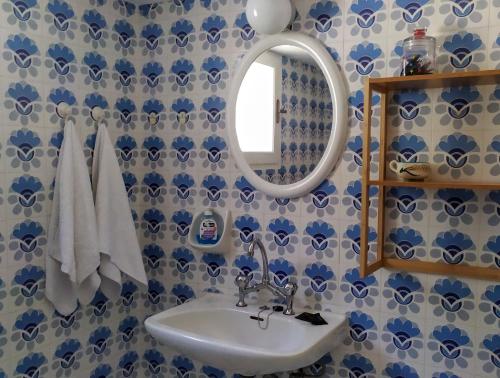 A bathroom at Almond trees house
