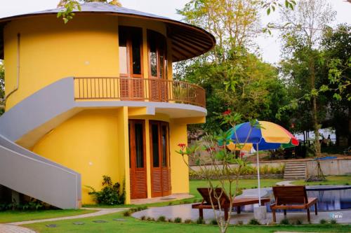 Κήπος έξω από το Senu Lagoon Villa