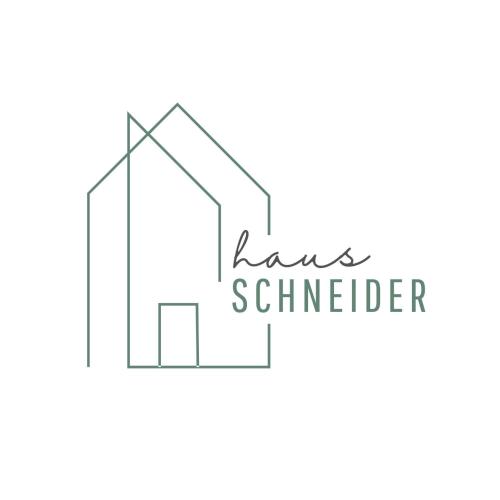 een tekening van een huis met de woorden 'huizen slimmer' bij Haus Schneider in Bad Neustadt an der Saale