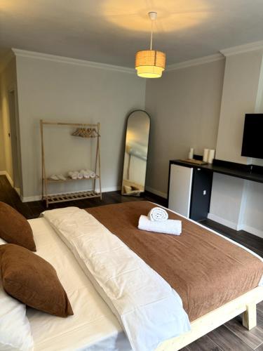 Katil atau katil-katil dalam bilik di Ponte Butik Otel