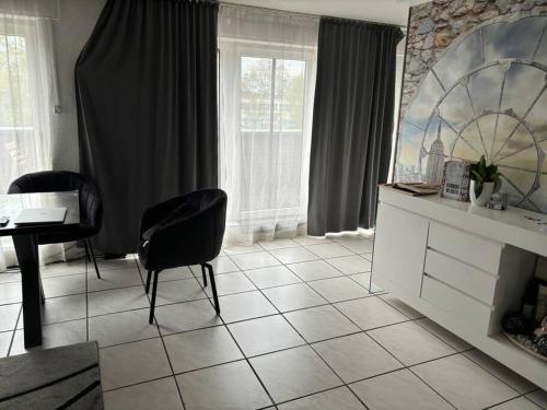 Кът за сядане в Maisonette Wohnung in Bergheim: