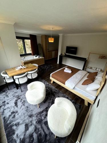 Katil atau katil-katil dalam bilik di Ponte Butik Otel
