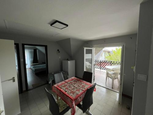 A kitchen or kitchenette at Talabér Vendégház