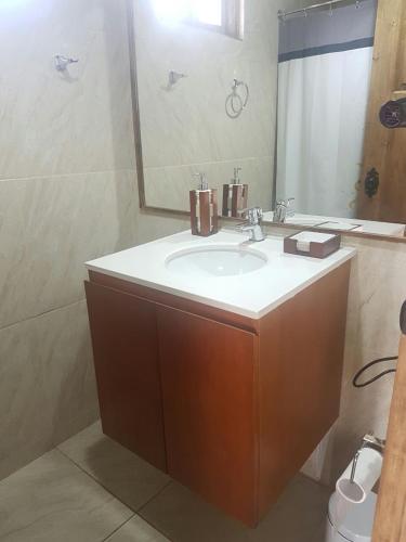 A bathroom at Lodge Tierra y Vino