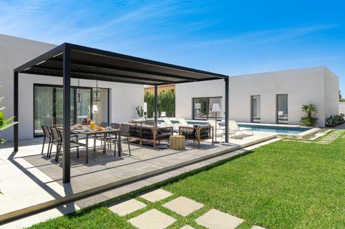Patio alebo iná vonkajšia časť ubytovania Villa Bonita