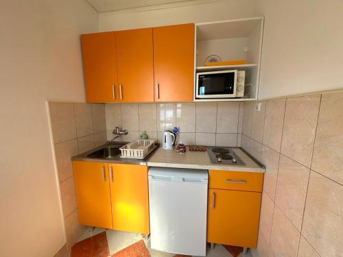 Кухня или мини-кухня в Apartments Okuka

