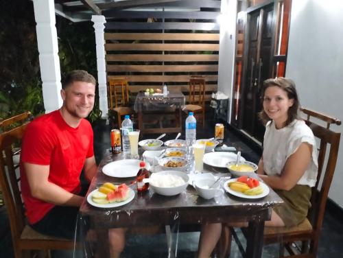 Comida en la casa de huéspedes o alrededores