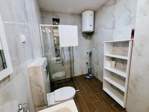 Koupelna v ubytování A-apartmani