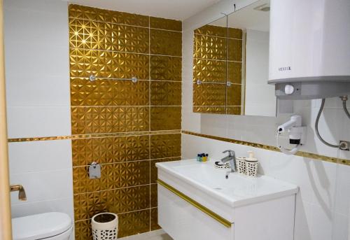 Koupelna v ubytování Si Hotel&Spa