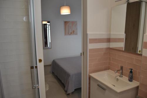 Koupelna v ubytování Redipuglia Apartment