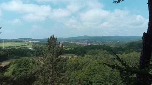 a view of a city from the hills at KNAUS Campingpark Walkenried in Walkenried