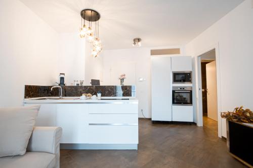 Dapur atau dapur kecil di Frizzcafé Loft in Polignano a Mare