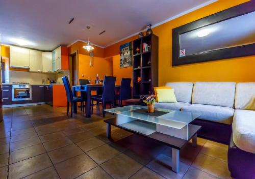 Posezení v ubytování STUDIO APARTMAN MEMORY