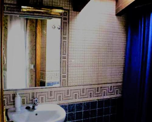 Ett badrum på Casa El Prejon
