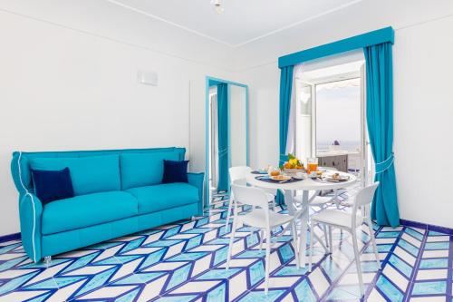 Casa Aurora Positanoにあるシーティングエリア