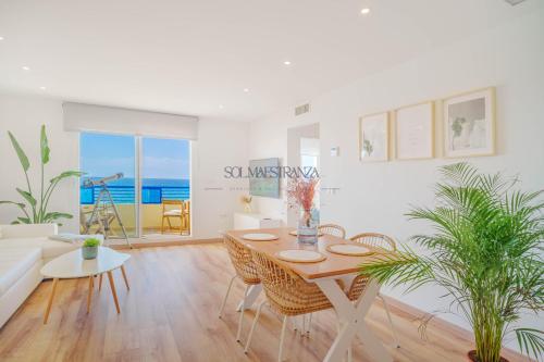 Marbella Beach Front View by Sol Maestranza