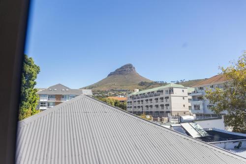 a view of a mountain from the roof of a building at Villa Viva Cape Town in Cape Town