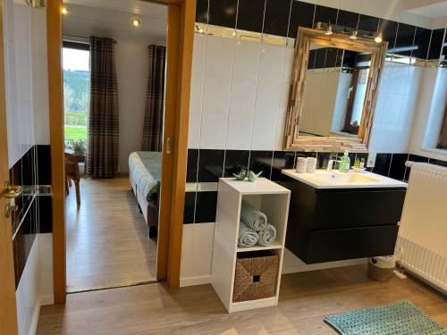Koupelna v ubytování B&B au 27