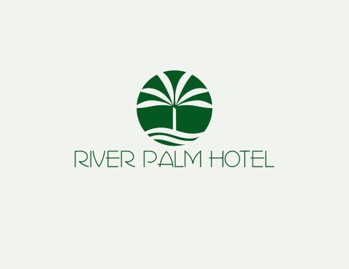 a logo for the river palm hotel at River Palm Hotel in Melbourne