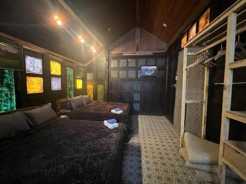 Χώρος καθιστικού στο Mộc Home Măng Đen - 15 Phan Đình Phùng